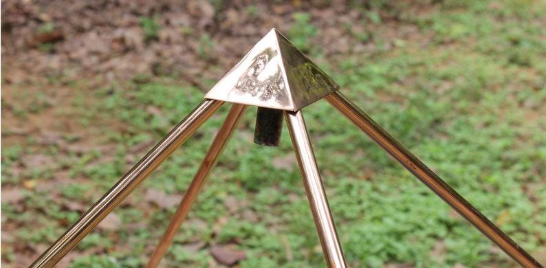 Copper Lite Duty Giza Meditation Pyramid 8 Feet Base Portable Version