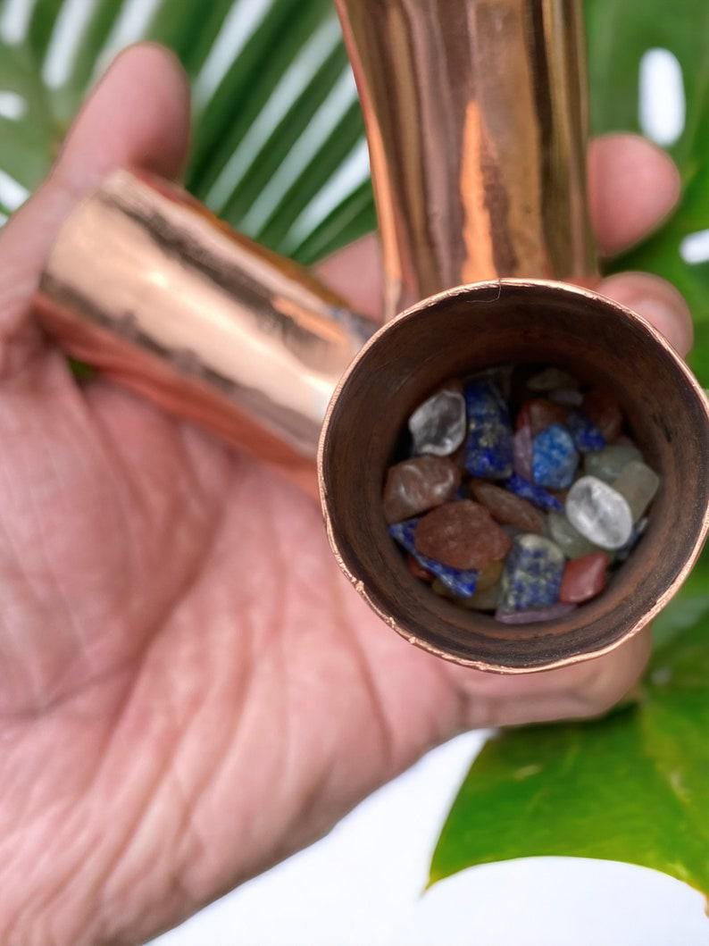 Giza 20 MM Copper Meditation pyramid Kit Without copper main pipes with Crystal filling Optional HPC041