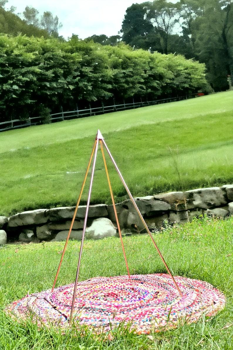 Russian 8 MM Copper Meditation pyramid Kit Without copper main pipes with Crystal filling Optional HPC051