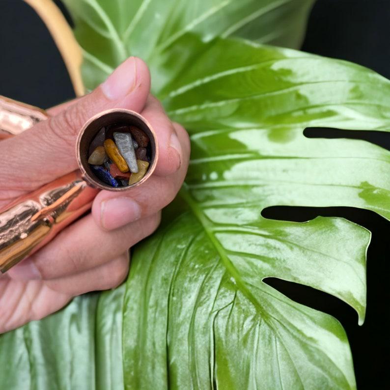 Nubian 24 MM Copper Meditation pyramid Kit Without copper main pipes with Crystal filling Optional HPC056