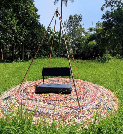 Copper Lite Duty Nubian Meditation Pyramid 4 Feet Base Portable Version