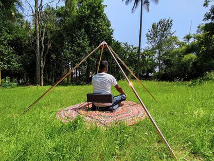 Copper heavy Duty Giza Meditation Pyramid 5 Feet Base Portable Version