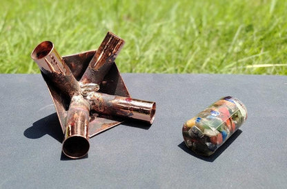 Copper heavy Duty Giza Meditation Pyramid 5 Feet Base Portable Version