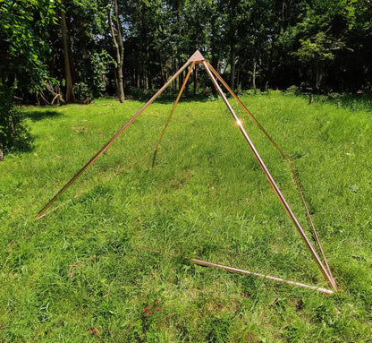 Giza 20 MM Copper Meditation pyramid Kit Without copper main pipes with Crystal filling Optional HPC041